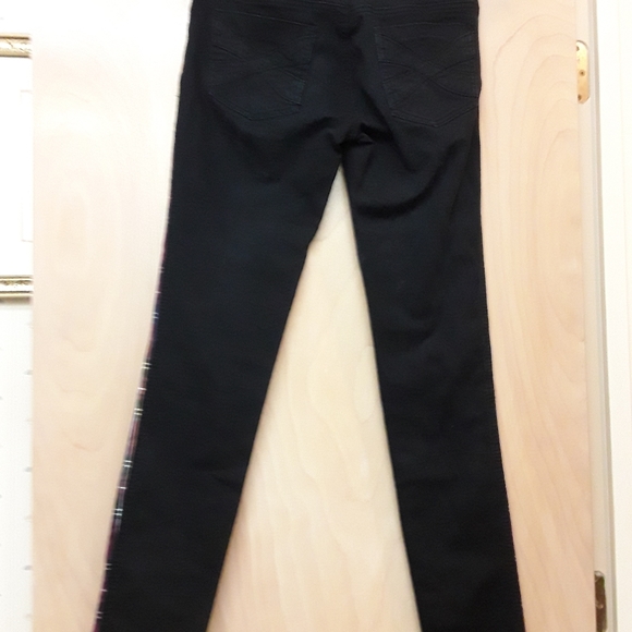 Skull & Bones Purple Plaid Punk Jeans Hot Topic - Picture 9 of 10